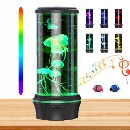 Duża Lampka Lawa Lampa Lava Z Meduzami Lampa