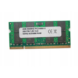 4GB 800MHZ DDR2 Ram Do Laptopa PC2-6400