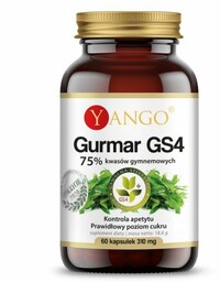 YANGO Gurmar GS4 - 75% kwasów gymnemowych (60
