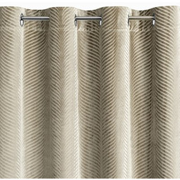 EUROFIRANY Zasłona Lussi 140 x 250 cm Jasnobrązowy