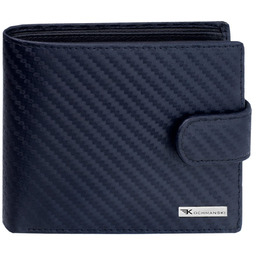 KOCHMANSKI portfel męski skórzany premium granatowy poziomy