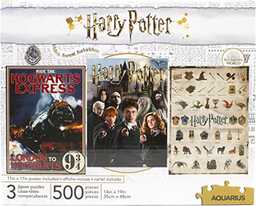 Zestaw 3 Puzzli Harry Potter 500