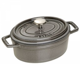 Staub Garnek żeliwny Owalny 600 Ml, Grafitowy La