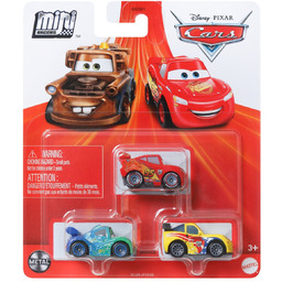 Auta Cars Mini Racers Trzy Mini Autka Carla