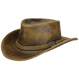 Kapelusz Western Irving Cowhide by Scippis, brązowy, cm