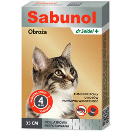 SABUNOL OBROŻA ODBLASKOWA 35 CM PRZECIW PCHŁOM