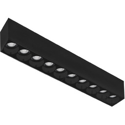 Plafon LED czarny metalowy kwadratowy AZ6282 z serii