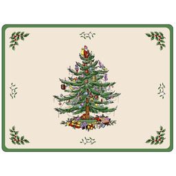 PODKŁADKI KORKOWE PIMPERNEL Christmas Tree Świąteczna Choinka DUŻE