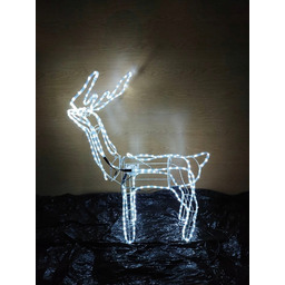 Duży Renifer Led 125CM XXL Zimno B.z Ruchomą