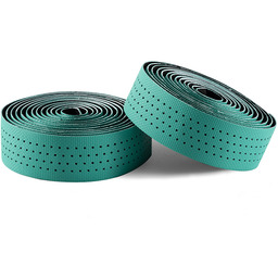 Owijka na kierownicę rowerową silikonowa perforowana zielona