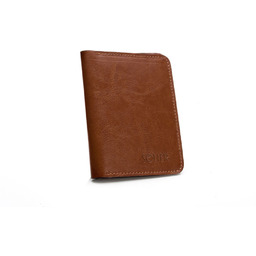 Solier, portfel męski slim z bilonówką SW15, skórzany,