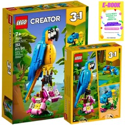 LEGO KLOCKI CREATOR - EGZOTYCZNA PAPUGA 3w1 (31136)