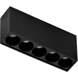 Lampa natynkowa metalowa czarna 14cm AZ6280 z serii