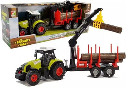 Traktor z przyczepą - Leantoys
