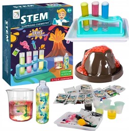 Eksperymenty Dla Dzieci Zestaw Edukacyjny Wulkan Mały Chemik
