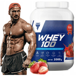 PYSZNE BIAŁKO WPC Trec Whey 100 2000g PROTEINY