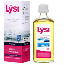 Lysi Tran islandzki tutti frutti, 240 ml