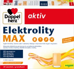 Doppelherz aktiv Elektrolity Max, 20 saszetek
