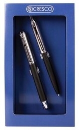 Zestaw upominkowy/komplet CRESCO REPORTER GIFT BOX BLACK pióro
