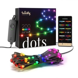 Twinkly Inteligentne lampki Dots 200 RGB 10 m