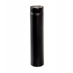 Rura spalinowa czarna fi 180 mm 1000 mm