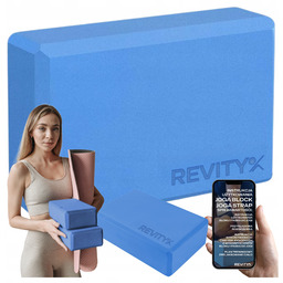 Revity Yoga Block, klocek do jogi, EVA, fazowane