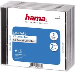 Hama Uniwersalne pudełko na płytę CD (5 sztuk,