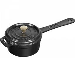 Staub Mini Rondel żeliwny 250 Ml, Czarny