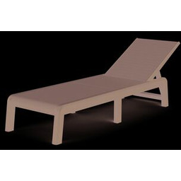 Leżak Mallorca grafitowy