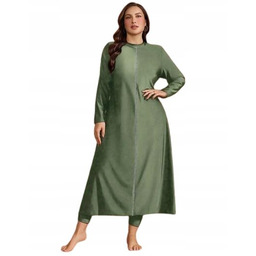SHEIN PLUS SIZE DWUCZĘŚCIOWY STRÓJ KĄPIELOWY ZIELONY DAMSKI
