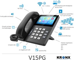 Telefon Voip Kronx V15PG