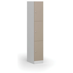 Szafka skrytkowa S1, 3 schowki, 1850 x 300