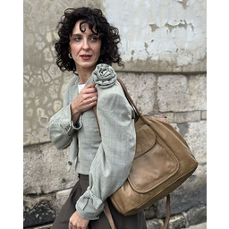 MAZZINI Torebka skórzana shopper bag ispirato dalla natura