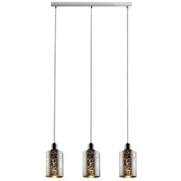 Zuma Line WYPRZEDAŻ Lampa wisząca Pioli P0369-03A-B5GR potrójna