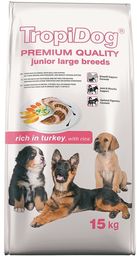 TROPIDOG Premium Junior L bogaty w indyka