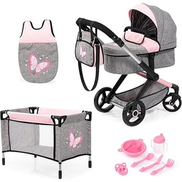 Bayer Design 17033AD Zestaw wózka dla lalek XEO,