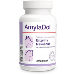 DOLFOS AmylaDol 90 tabletek dla kota i psa