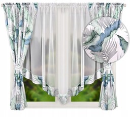 Firana Gotowa Woal 400x160 Firana Komplet Zasłona