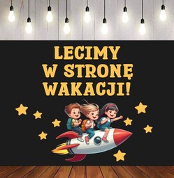 Lecimy w stronę wakacji- zestaw dekoracji do gazetek