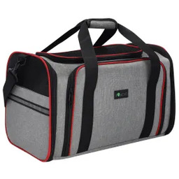 PetiGIO Torba Peti 752-GR Szaro-Czerwony Transporter