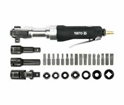 Yato Grzechotka pneumatyczna 1/2" z akcesoriami, 68nm, kpl.