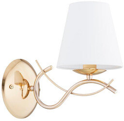 Kinkiet MONZA GOLD szer. 15cm E14 złoty