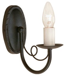Minster kinkiet 1xE14 czarny MN1-BLACK