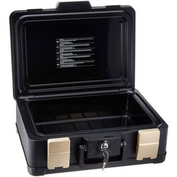 Ciężka kasetka wodo i ognioodporna na dokumenty A4,