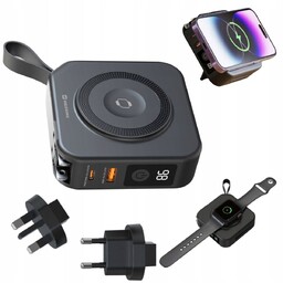 Swissten PowerBank Pro z wtyczką Usa Ue Uk