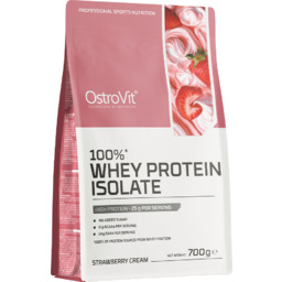 OSTROVIT 100% Whey Protein smak kremowej truskawki (700