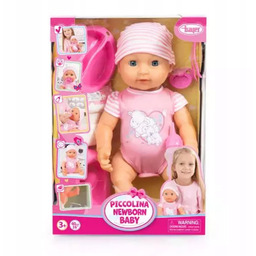 Bayer Piccolina Lalka bobas niemowlę Newborn baby 40cm