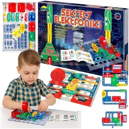 Sekrety Elektroniki 180 Eksperymentów Zestaw Edukacyjny Dla Chłopca