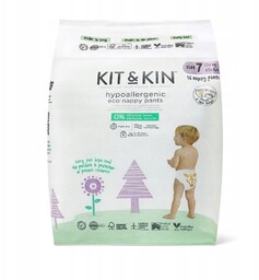 Pieluchomajtki Nappy Pants Kit&Kin 7 XXL (17kg+), Giraffe/Sloth,