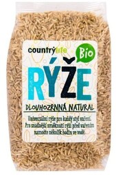 Country Life BIO Ryż Brązowy Długoziarnisty 500 g